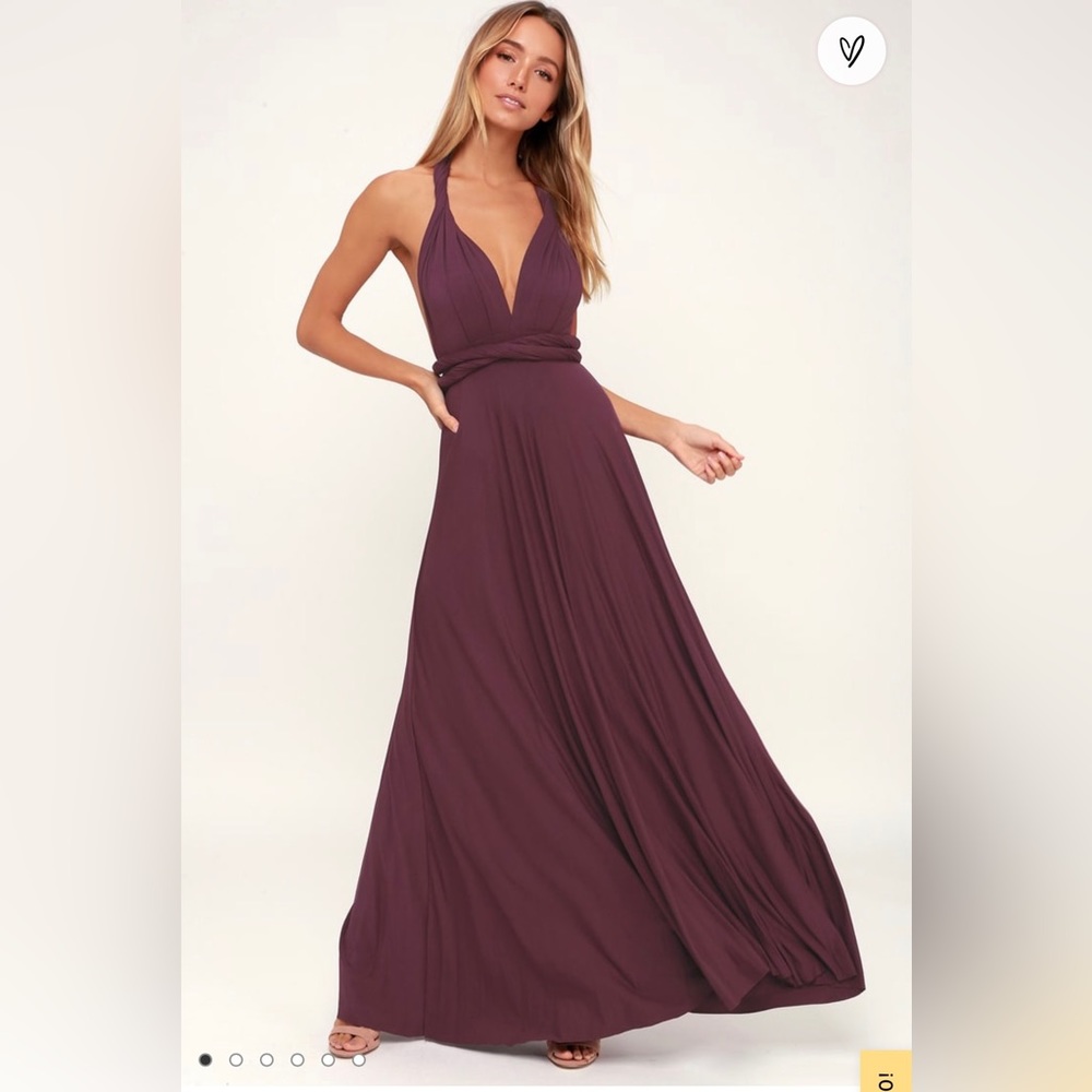 Lulus Tricks Of The Trade Plum/Purple Small NEW - Picture 8 of 8